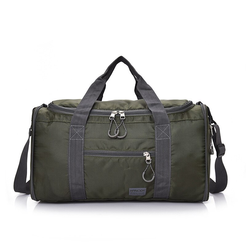 Sporttas heren dames fitness sporttas training zwemtassen reisbagage tassen voor heren dames sporttas outdoor sporttas: Legergroen