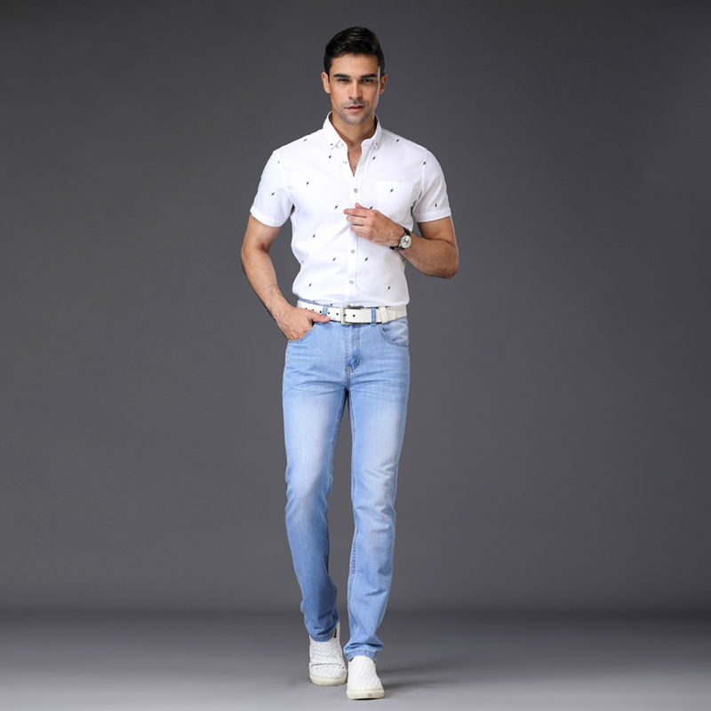 Men's Jeans Utr Light Thin Brand Jeans Large Sales Of Spring Summer Jeans Slim Jeans Men's Trousers