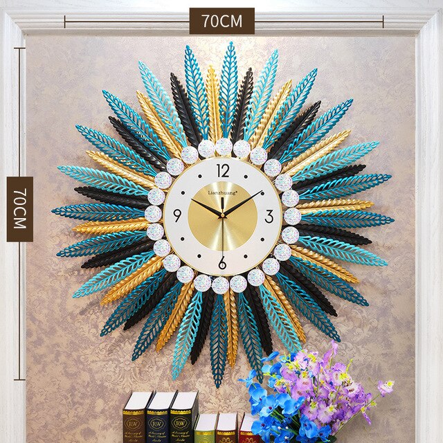 Creatieve Luxe 3D Wandklok Voor Woonkamer Muur Horloge Home Decor Digitale Klok Muur Modern Slaapkamer Stille Muur klokken: 3