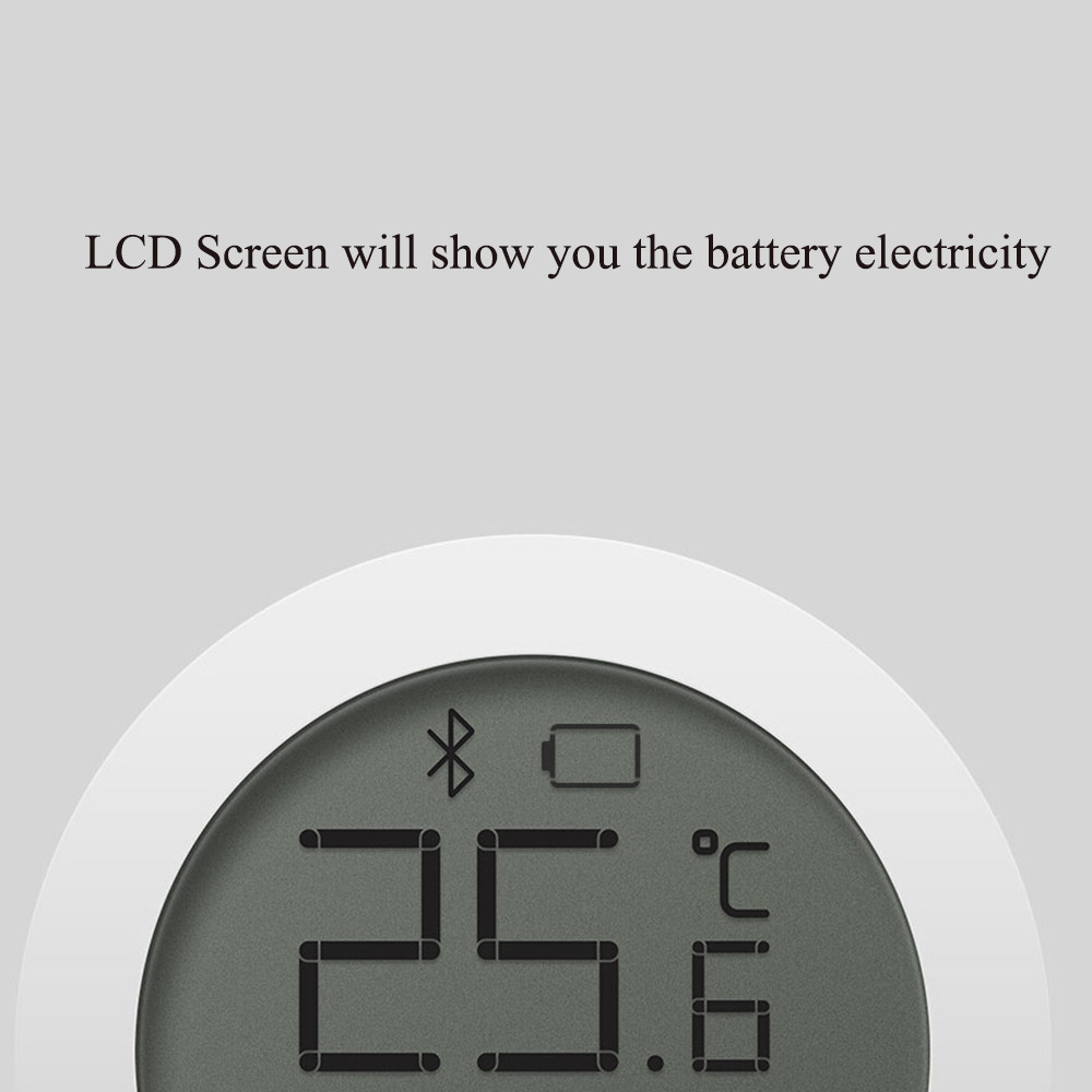 Higrotermógrafo Bluetooth Mijia de Xiaomi, higrómetro de alta sensibilidad, termómetro, pantalla LCD, Sensor inteligente de temperatura del hogar y humedad