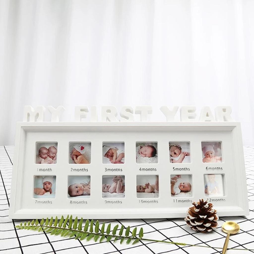 Photo Frame Kid DIY 0-12 Month Commemorate Pictures Souvenirs Newborn