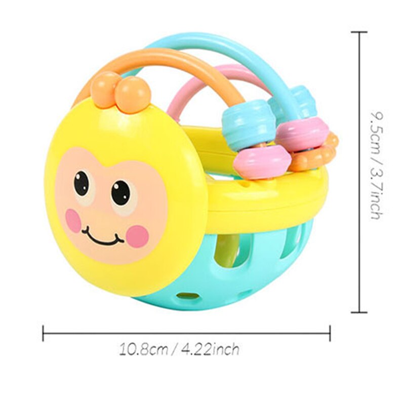 Baby Toy Rattle ball Hand Knocking Bell Ball Toy Rattles Develop Baby Mobile Intelligence Baby Grasping Toy Hand Bell Juguetes