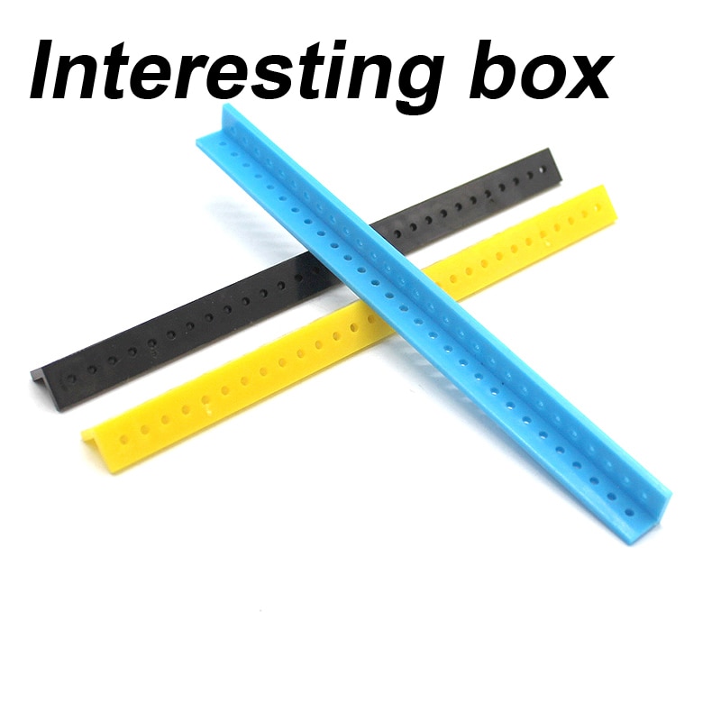 Angled long strip 1115 plastic strip profile with holes golden legend technology accessories manual remote control car upgrade