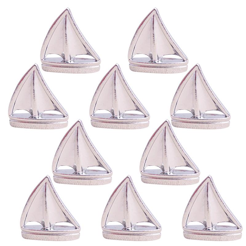 10PCS Wedding Table Number Card Holder Place Card Stand Alloy Sailboat Table Card Holder For Wedding