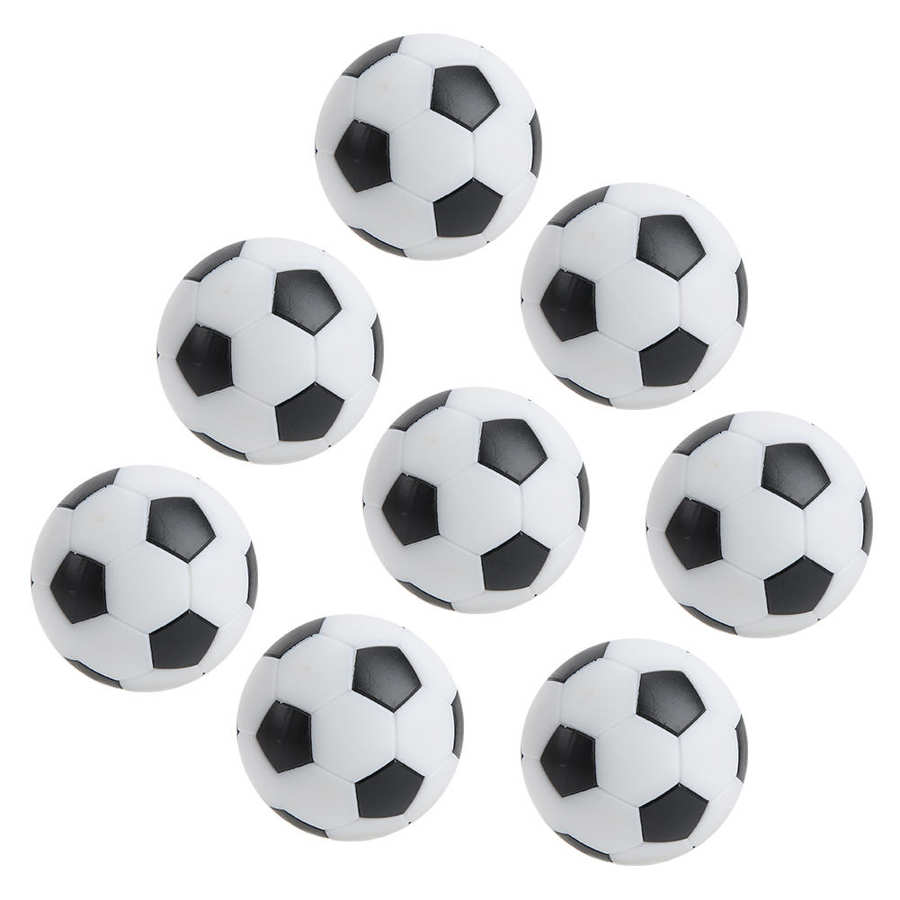 8Stck 32mm Kleine Socer Ball Mini Tisch FußBall Ball Umweltschutz Harz Art FußBall Tabelle Spiel Maschine Zubehör