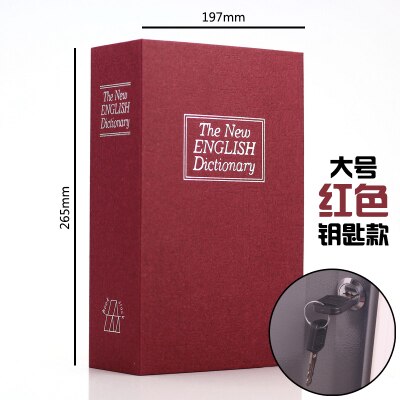 Mehrere Mini buch sicherheit passwort Art sparschwein sparschwein schlüssel lagerung Kasten geburtstag Zwei arten von sicherheit schlösser: Gold