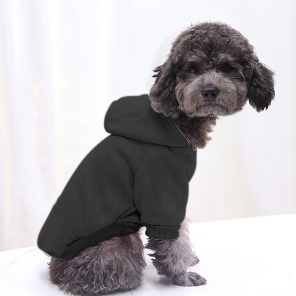 Zachte Hond Hoodies Hond Jas Outfit Voor Kleine Honden Chihuahua/Yorkie/Franse Bulldog Winter Warme Pet Kleding voor Honden Katten S-XL