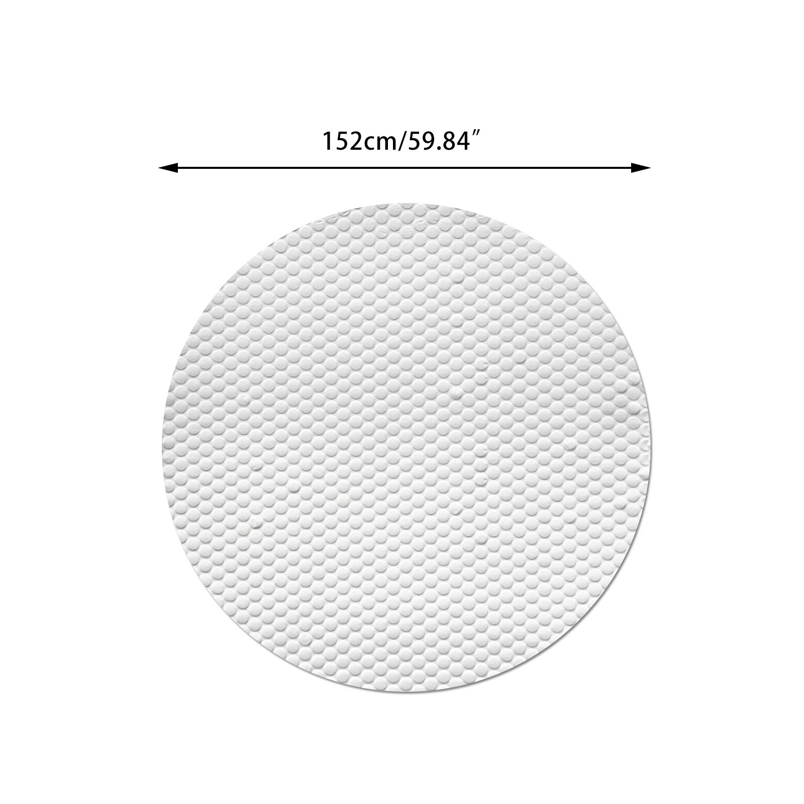 Covers For Swimming Pool Waterproof Swimming Pool Tub Dust Cover Outdoor Ubble Film Blanket Accessory Pool Cover: 59inch