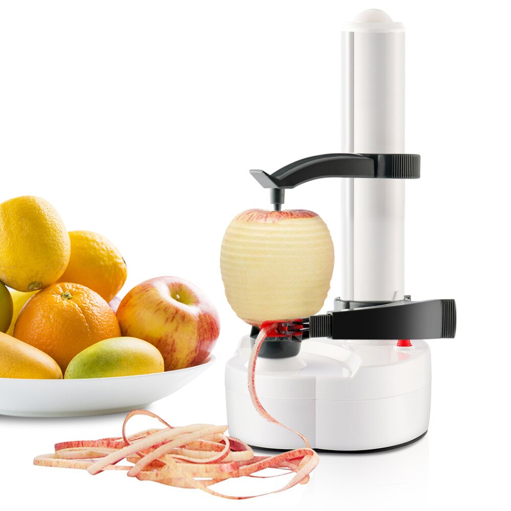 Multifunction Electric Fruit Vegetable Peeler Potato Peeler Machine Automatic Peeling Machine: White
