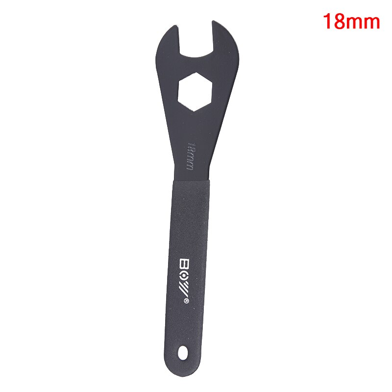 Carbon Steel Bicycle Spanner Wrench Spindle Axle Bicycle Fit for 13mm 14mm 15mm 16mm 17mm 18mm 19mm Cone Bike Repair Tool: 18mm