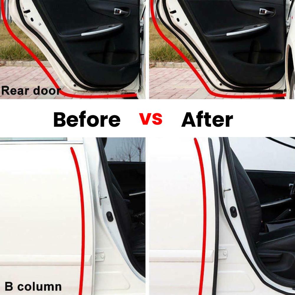 Multifunction 20m B-Shape Car Door Window Trim Edge Moulding Rubber Weatherstrip Seal Strip Quick CSV
