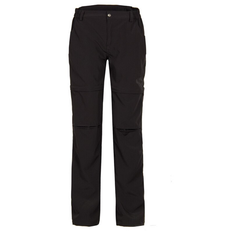 Facecozy dame vår sommer utendørs turbukser avtagbar sommer camping fiske shorts hurtigtørkende bukse dame: Svart / Xl
