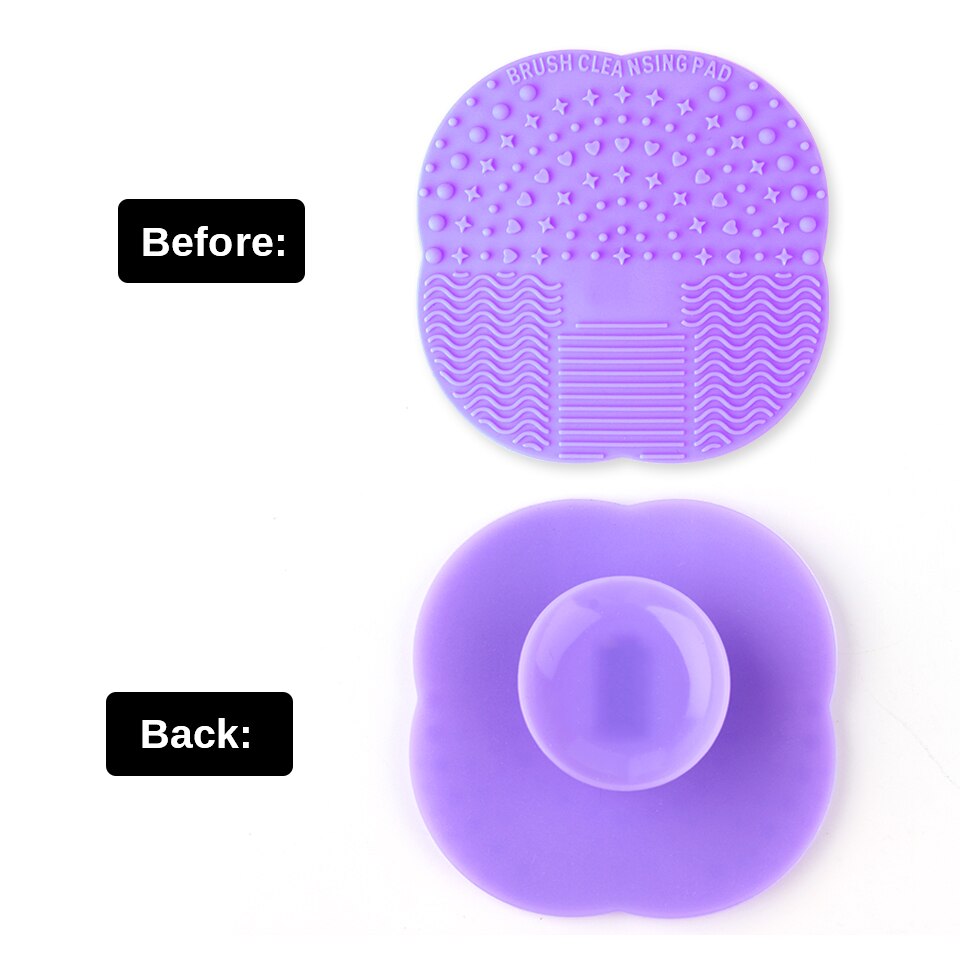 Neue 1PC Silikon machen-hoch Pinsel Reiniger Pad Waschen Pinsel Gel Reinigung matt Stiftung Pinsel Reiniger Kosmetische machen-hoch-Werkzeug