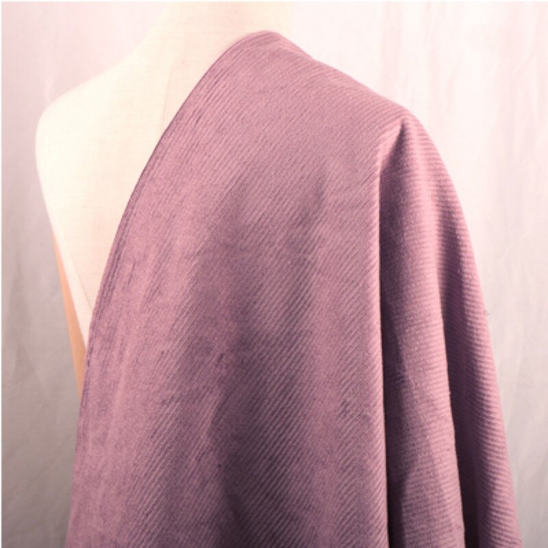Tela elástica de algodón de tela de ropa de pana Retro Para hombres y mujeres material de fabricación de ropa: Rosa