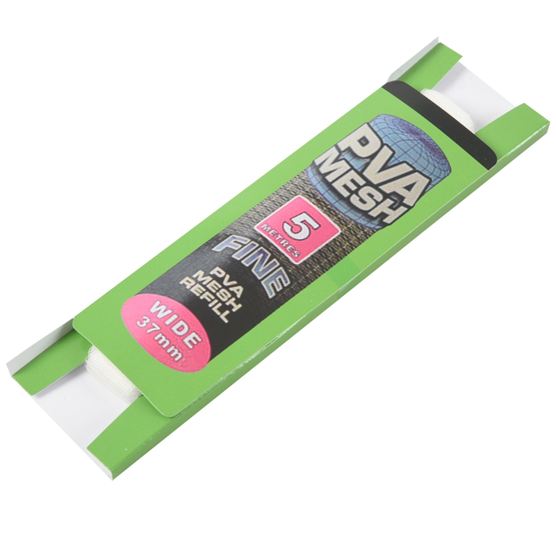 Rete PVA Per Pesca - 3 Rotoli Da 5m (25/37/44mm), Con Forbici, Idrosolubile, Per Esche E Boilie