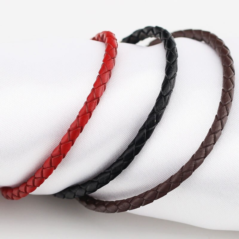 Pure Handmade Leather Bracelet Lover's Metal Leather Bracelet