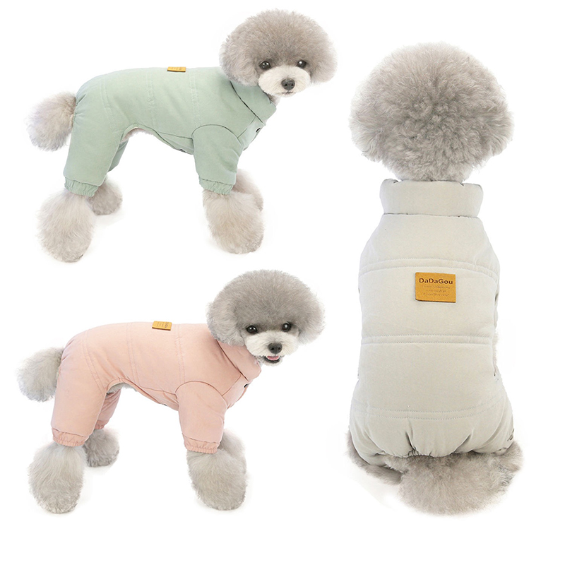 Winter Pet Dog Clothes Cotton Thicker Russian Warm Puppy Pet Coat Jacket For Small Dogs Pets Dogs Jumpsuit Clothing Overalls