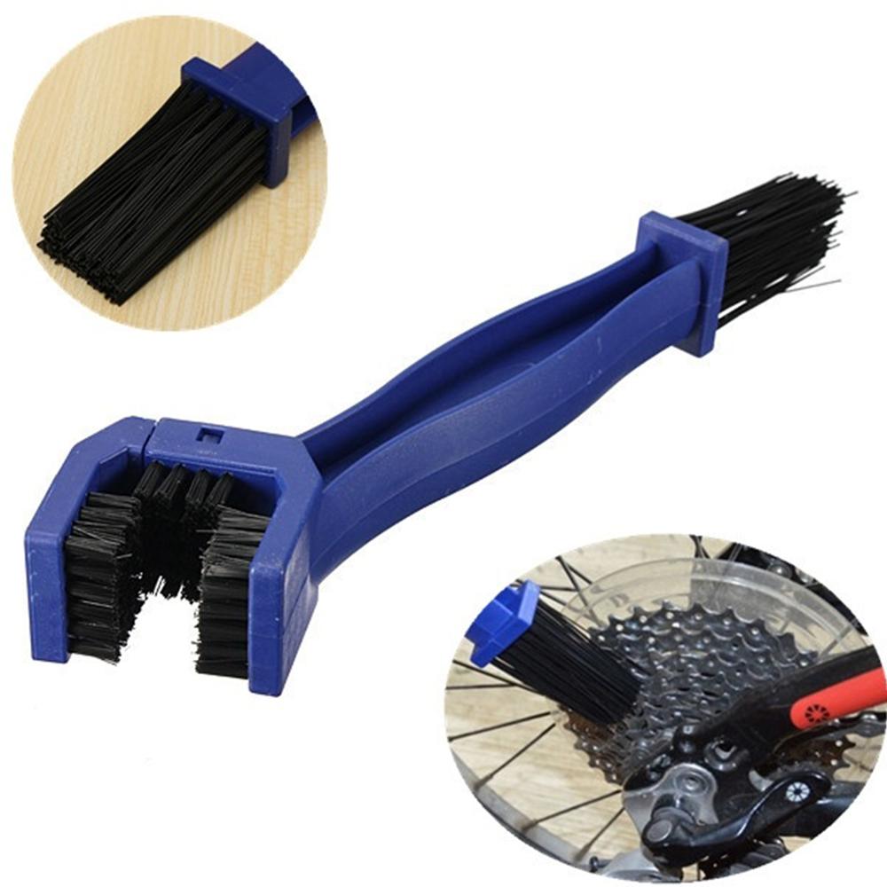 Cepillo para limpiar Cadena de bicicleta, cepillo para suciedad de engranajes, limpiador para exteriores, herramientas para ciclismo