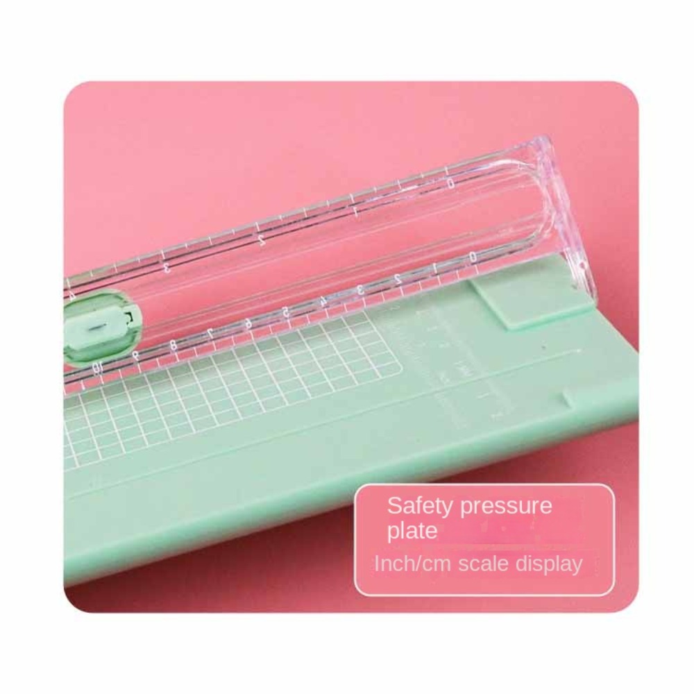 Tweeweg papiersnijmachine draagbare kleine fotosnijmachine scrapbook kantoorbenodigdheden papiersnijder