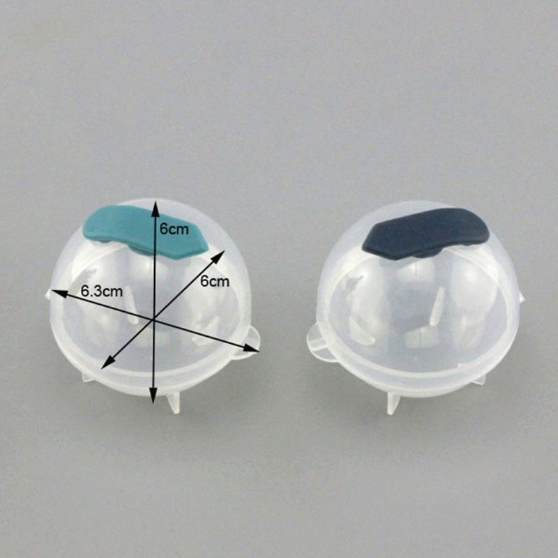 Moldes redondos para hacer cubitos de hielo, moldes para hacer cubitos de hielo esféricos de 6cm para fiestas en casa, cocina, cóctel, Bar, DIY, T3LE, 4 Uds.