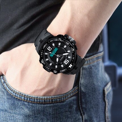 Men's night light waterproof sports electronic meter student timers