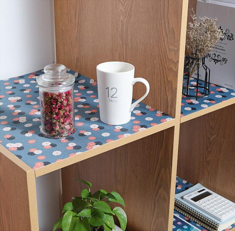 Kabinet pad papir skuffe tyk vandtæt fugt køkken klistermærker hjem garderobe pad mug bevis sko kabinet måtte 1 rulle
