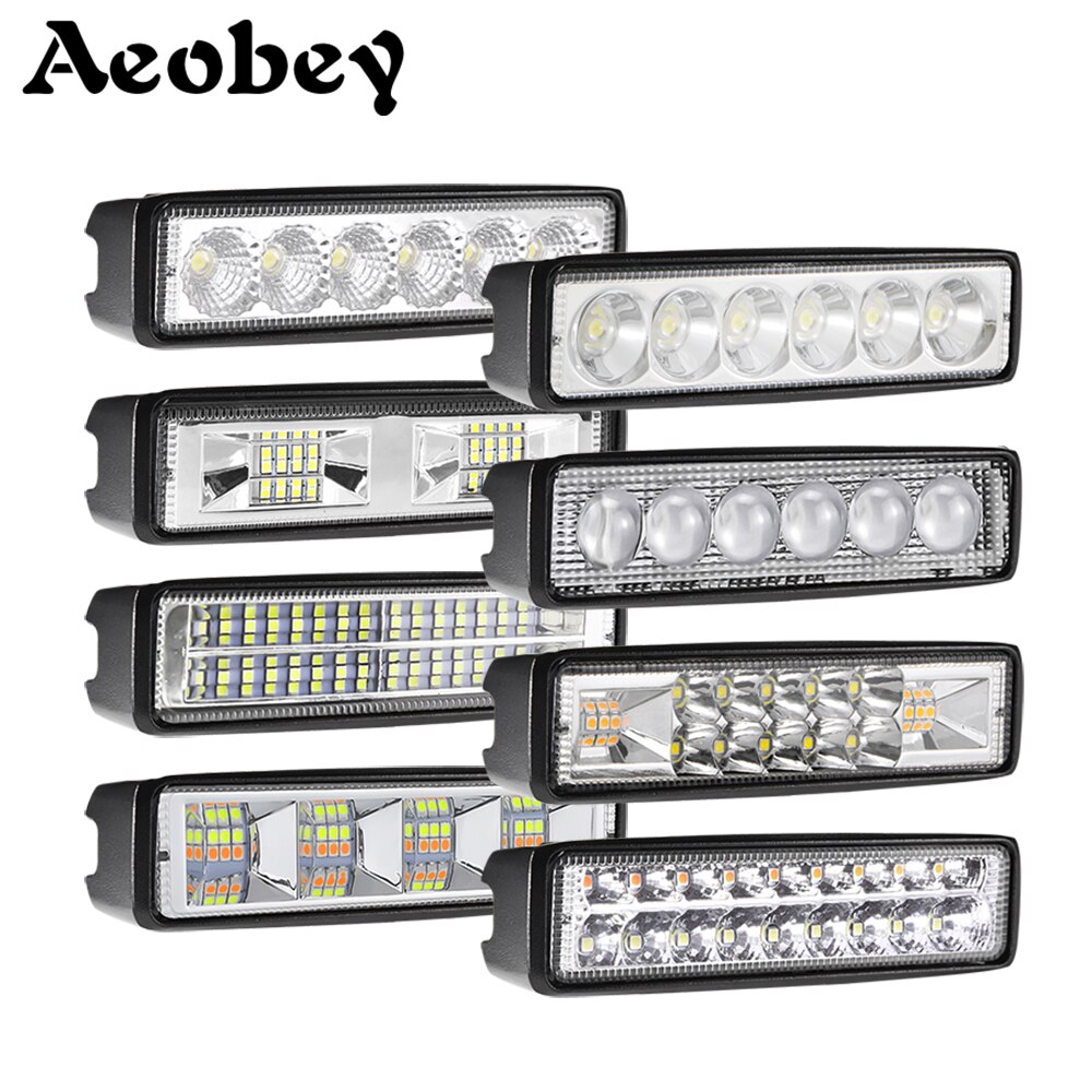 LED Scheinwerfer 12-24V Für Auto Motorrad Lkw Boot Sattelzug Offroad Arbeits Licht LED Arbeit Licht Scheinwerfer
