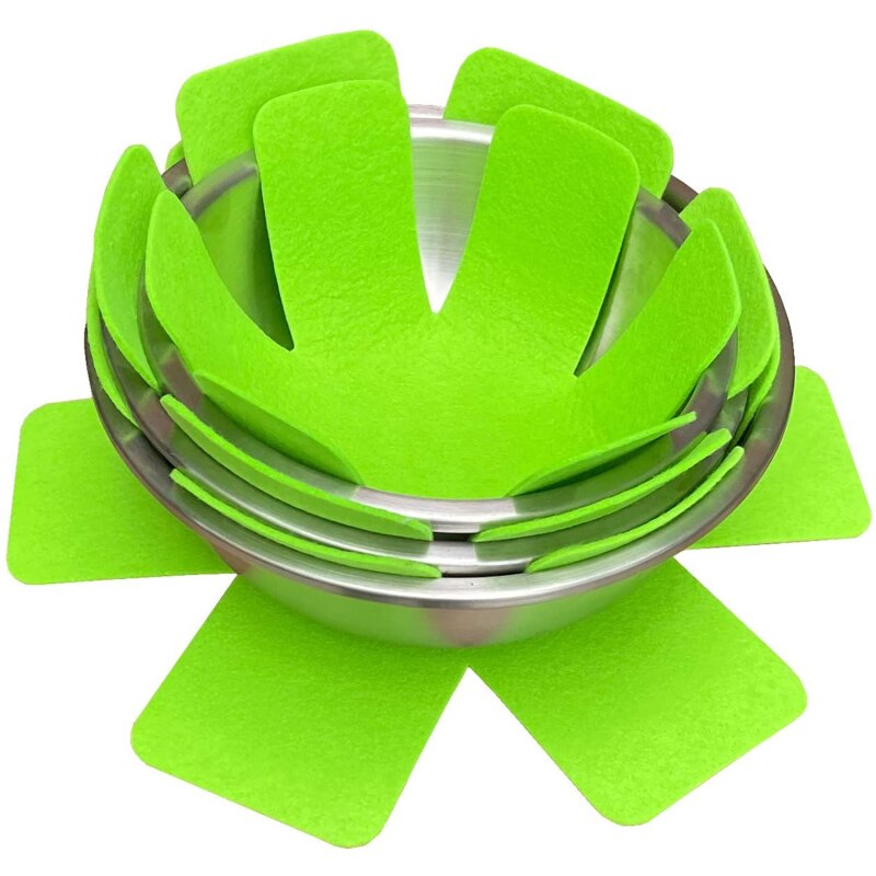 Separador de Sartenes de tela no tejida, protectores antiarañazos para mesa, separador de ollas y Sartenes, Protector de Mantel Individual, 3 uds.