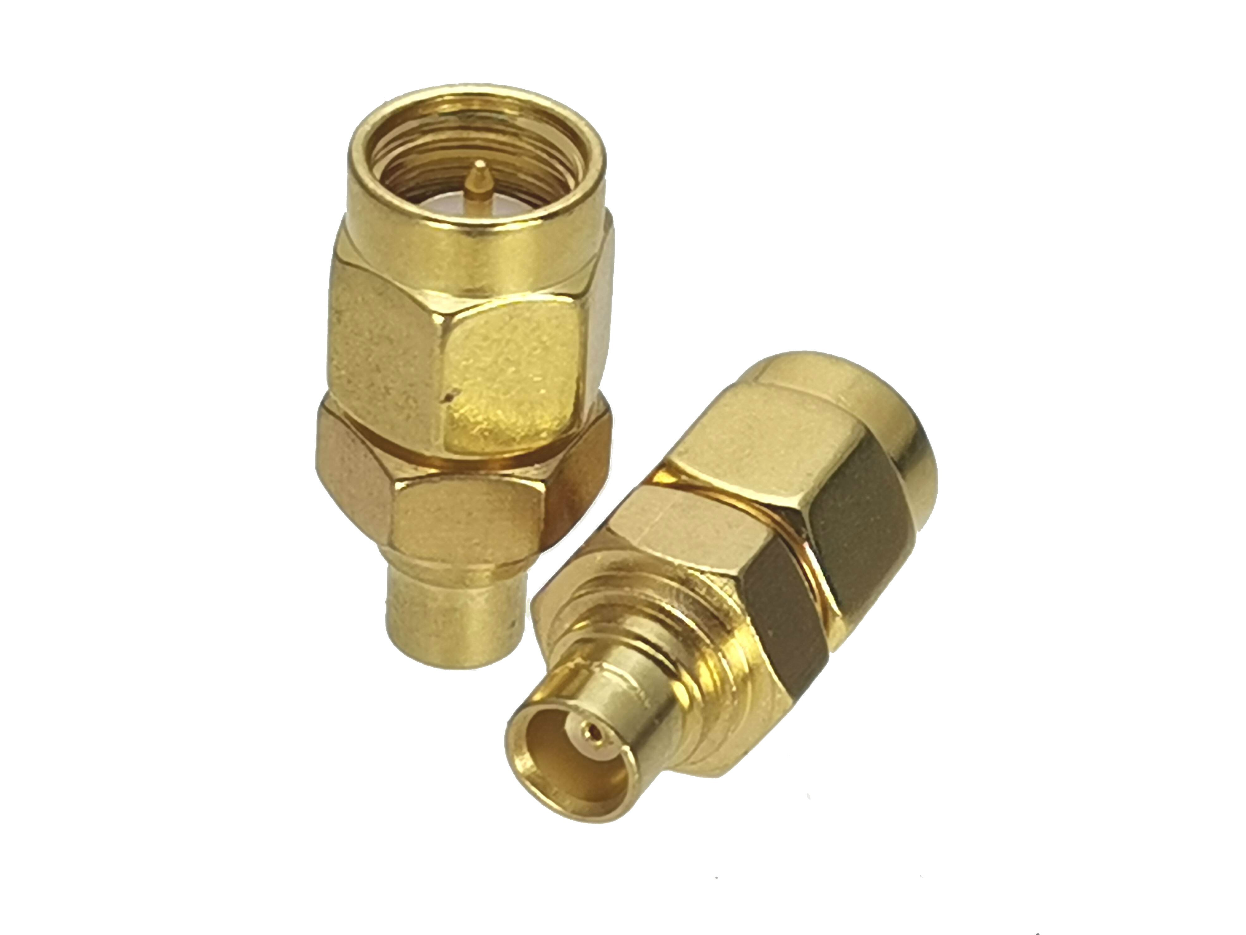 1Pcs SMA to SMB / MCX / MMCX / SMC / CRC9 / TS9 / SMA / IPX U.fl Male plug &amp; Female jack RF Coaxial Adapter connector Converter: Type 8-1pcs