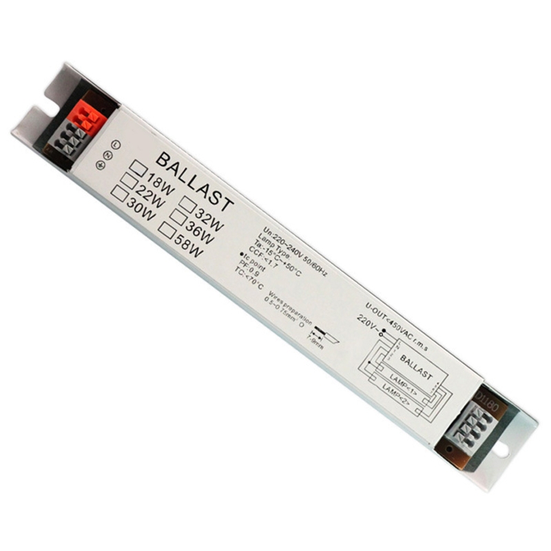 1PC 220-240V AC 2x36W Breite Spannung T8 Evg Leuchtstofflampe Vorschaltgeräte