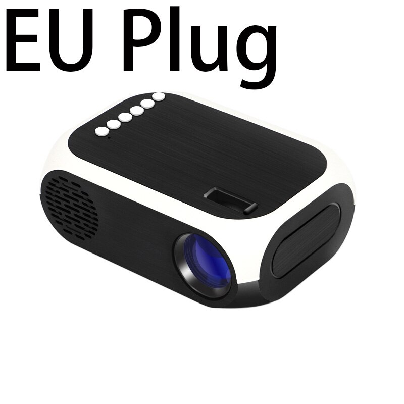 cheap small micro LCD home outdoor pico pocket portable LED mini projector YY-BLJ111 for mobile phone smartphone: White EU