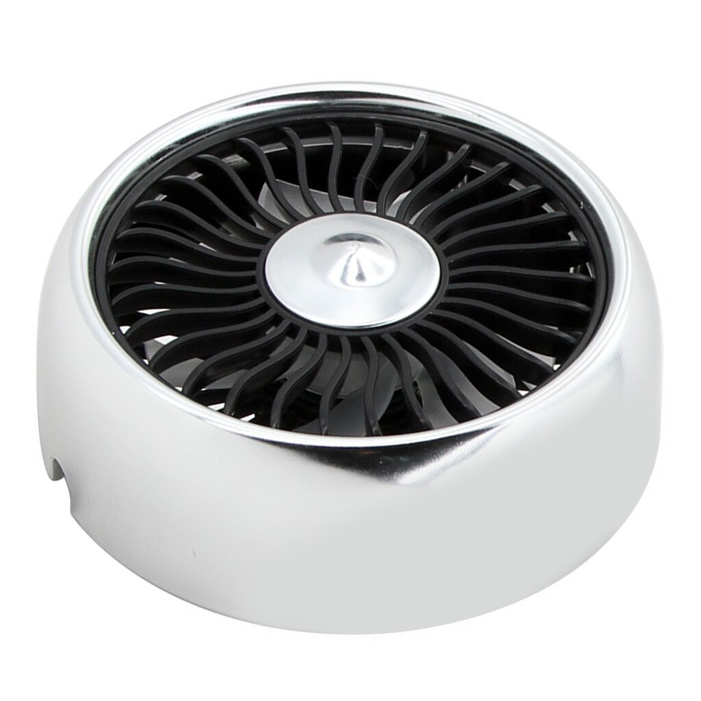 Auto Mini Ventilator Koeler 3-Airconditioner Usb Oplaadbare Cooler Silver
