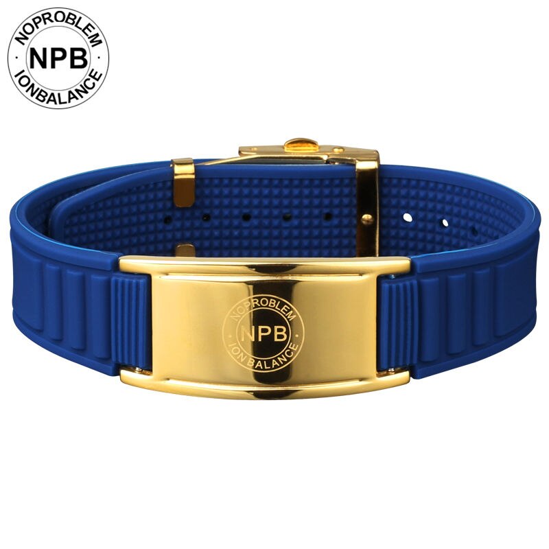 Noproblem 035G antifatigue Ionen balance magneten therapie silikon einstellbare turmalin germanium armband armband