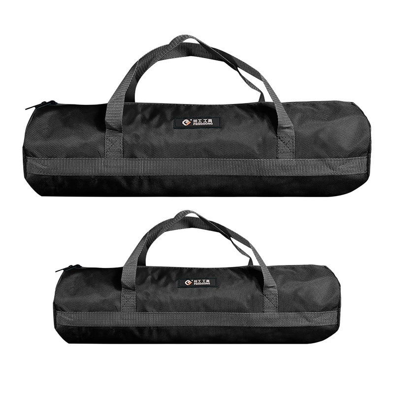 Multifunctional hand-rolled tool bag, oxford canvas, waterproof, wear-resistant, tool repair storage, large capacity, electrician's bag