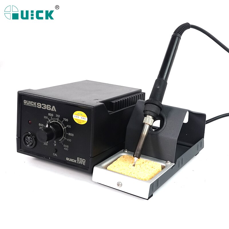 QUICK 936A soldering station temperature rework station Pure copper solder for cell-phone BGA SMD PCB IC Repair solder tools