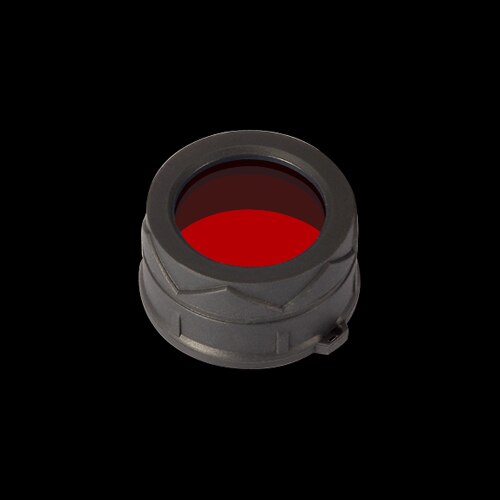 Accesorios externos para linterna Nitecore NFR34 / NFB34 / NFG34/NFD34, filtro multicolor adecuado para linterna con cabezal de 34mm: Red