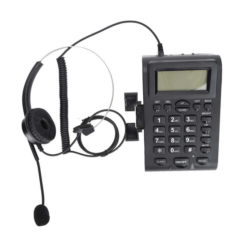 HT900 Call Center Telefoon Met Omnidirectionele Microfoon Headset Geschikt Voor Thuis Kantoor Noise Cancelling Callcenter Telefoon