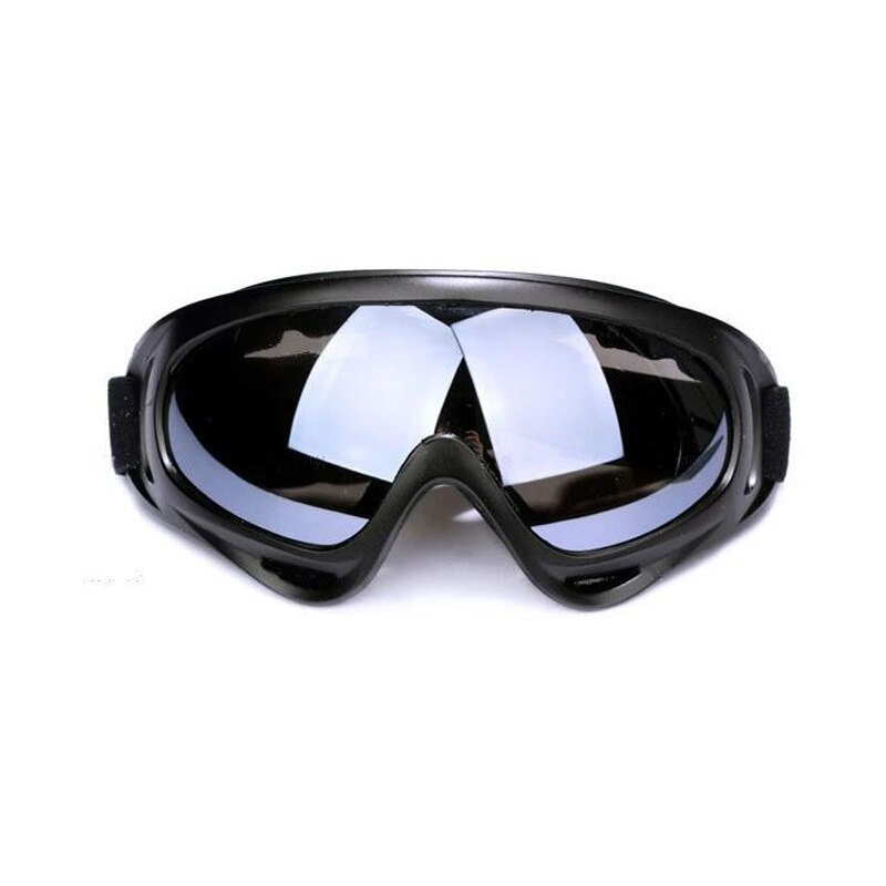 1 stk vinter vindtæt skibriller beskyttelsesbriller udendørs sport cs briller skibriller  uv400 støvtæt moto cykel solbriller: Sortgrå