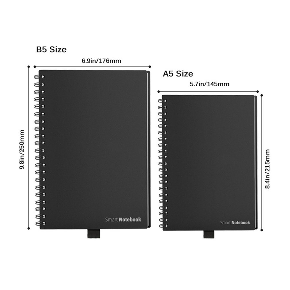 Smart Paper Notebook App Backup Reusable Erasing Write Draw Handwrite Business Intelligence Notebook