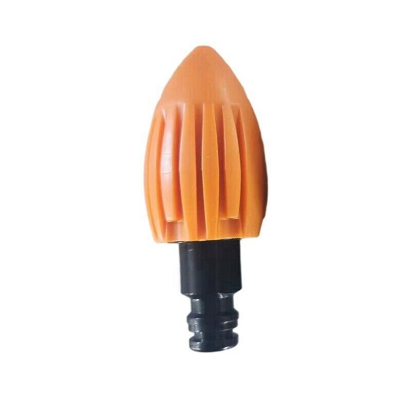 The Water Rocket Cleaning Nozzle Drain Pipe Cleaning Tools Pipe Dredge Flusher: Orange