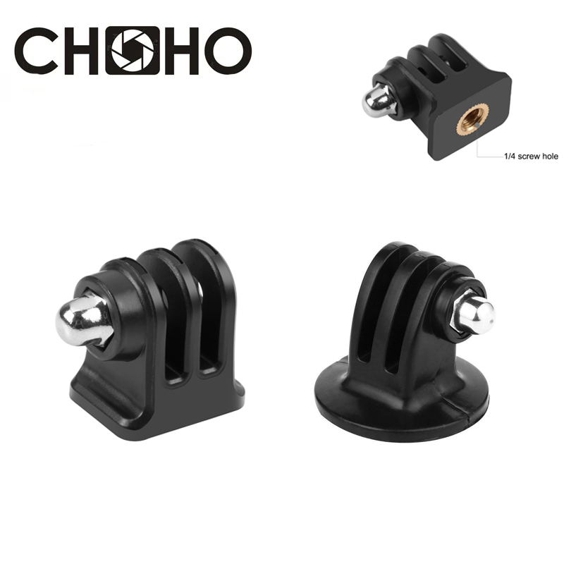 Para Gopro Max 13 12 accesorios adaptador de trípode 1/4 "tornillo Mini montaje para Go Pro Hero Dji OSMO Action Pocket Insta360 X4 cámara
