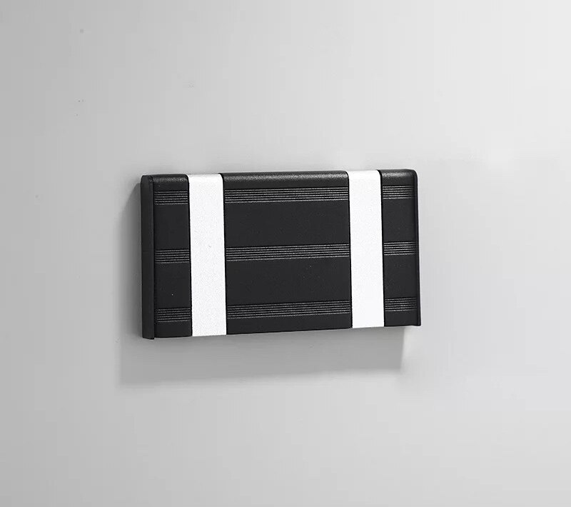 Schwarz kreative unsichtbar haken, raum Aluminium eintrag haken, versteckte haken, klapp haken, 1-5 haken.: silbrig  2 Haken