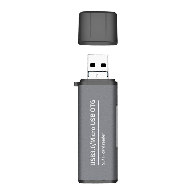 Metall 2 in 1 usb 3.0/ Mikro usb auf sd/Mikro sd speicherkartenleser Mikro usb otg Adapter für macbook samsung huawei xiaomi pc Laptop