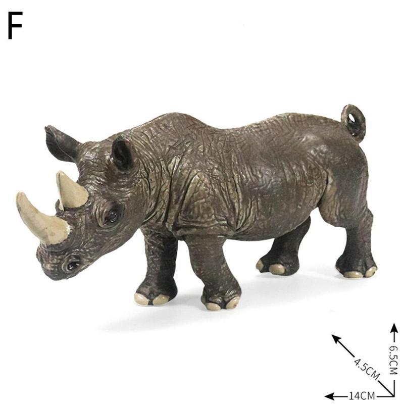 Lifelike wild animals Shaped Toys Realistic Motion Simulation Animal Model For Kids S3O9: F