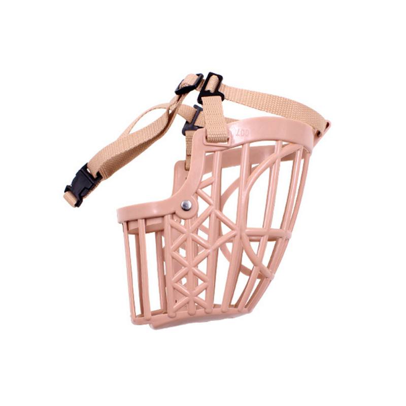 Dog Muzzle For Aggressive Dogs Plastic Breathable Basket Muzzles Prevent Barking Biting
