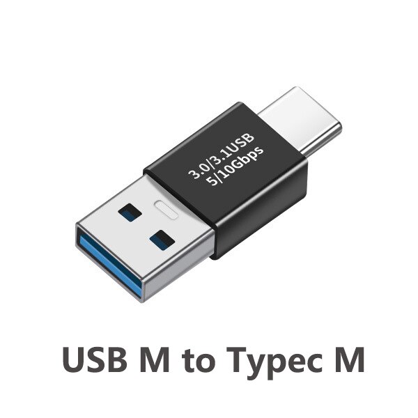 USB3.1 Micro usb Type-c 2 in 1 otg Plug jack Power Connector Charging Adapter Type-C Extension Cable for Laptop Tablet Phone: Rose Gold
