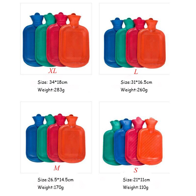 Water Bag Thick High Density Rubber Water Bag Hand Warming Water Bottles Winter Water Bags Bottle