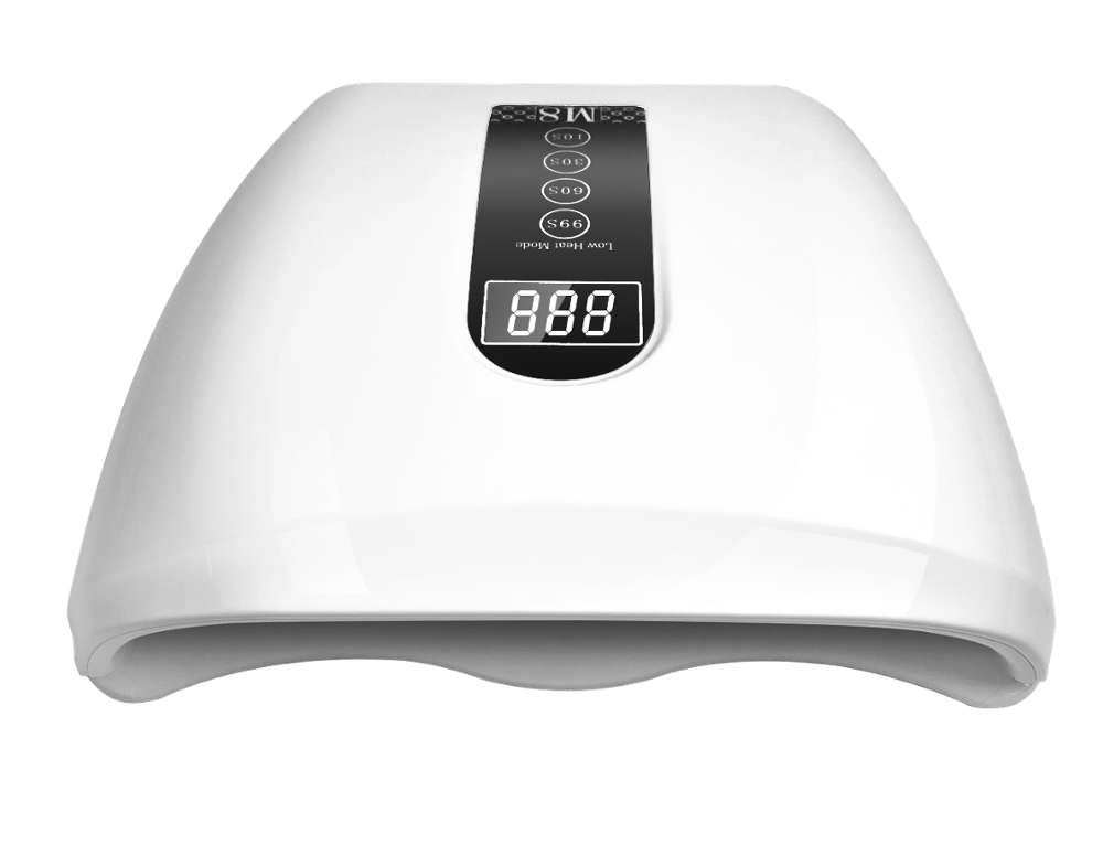 96W secador de uñas lámpara LED UV de uñas esmalte de Gel lámpara de curado de cuidado de la piel rojo lámpara de luz para secador de uñas Auto Sensor manicura herramientas: UK
