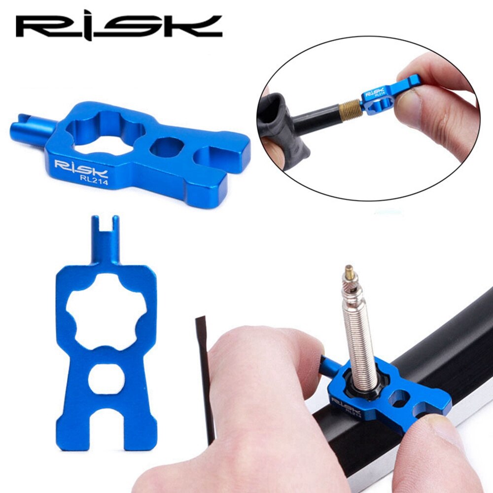 1pcs 4 IN 1 Bicycle Valve Tools Valves Core Wrench Removal Parts Portable Repair Multifunction Disassembly Installation Tool