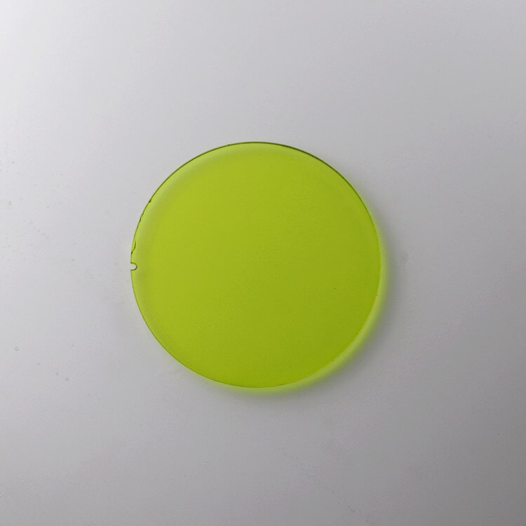 Yellow Sunglasses Lens 75mm UV400 EXIA OPTICAL E5 Series